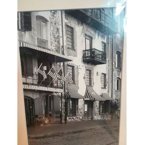 "River Street" Matted Print Photography Art 11x14 Savannah GA By Carrie L Kellog - Picture 2 of 4